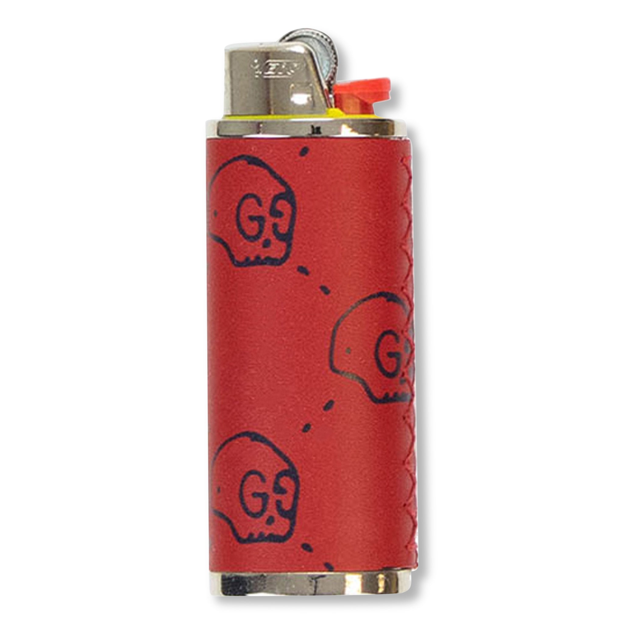 Image of Gucci GG Ghost Skull Custom Bic Lighter